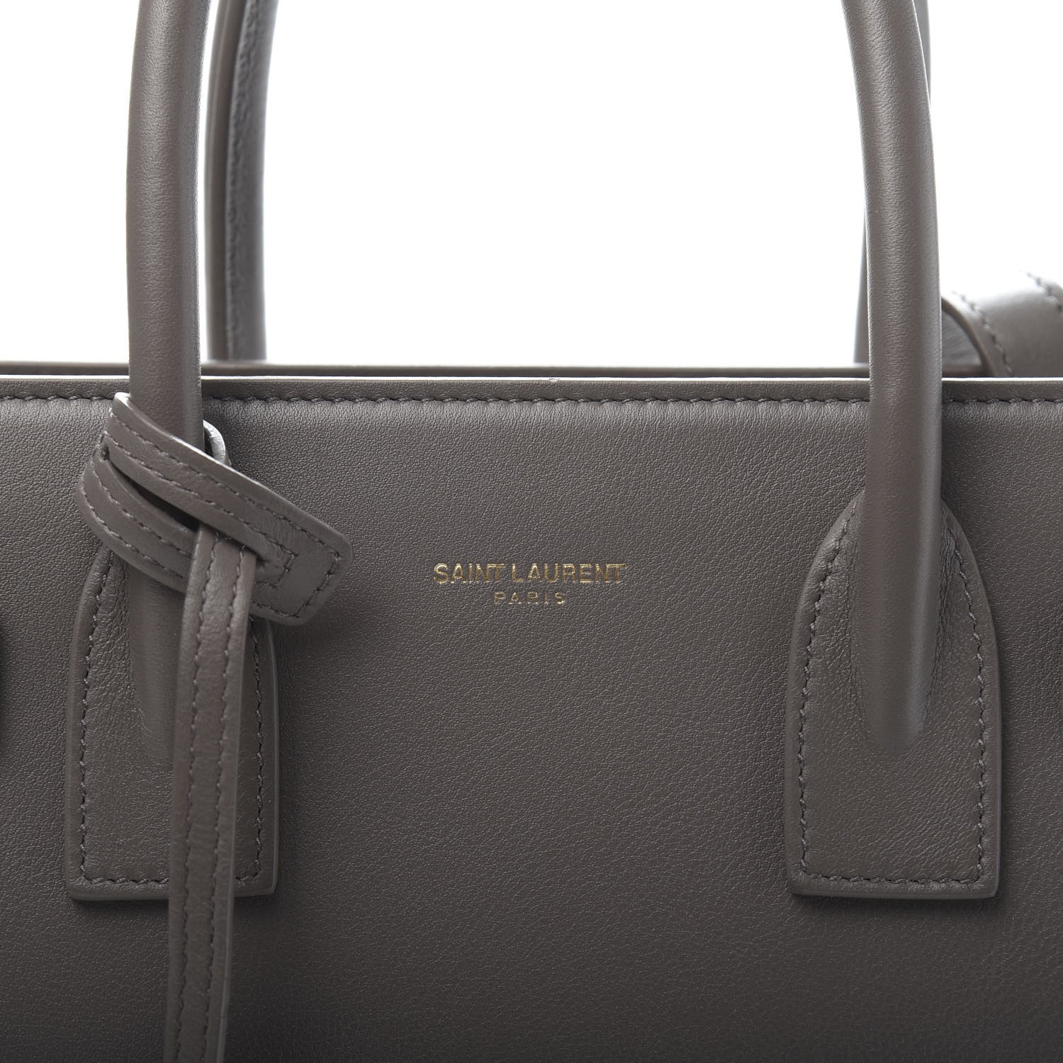 Saint Laurent Calfskin Baby Sac de Jour Fog 10 of 11