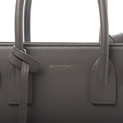 Saint Laurent Calfskin Baby Sac de Jour Fog 10 of 11