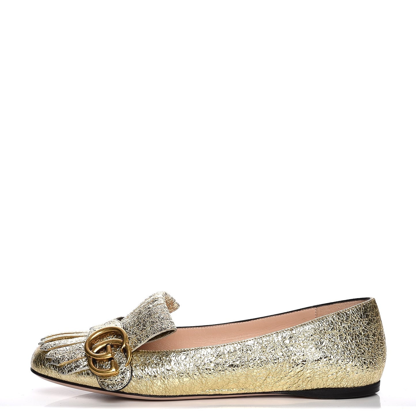 Galassia GG Marmont Fringe Flats 36.5 Platino