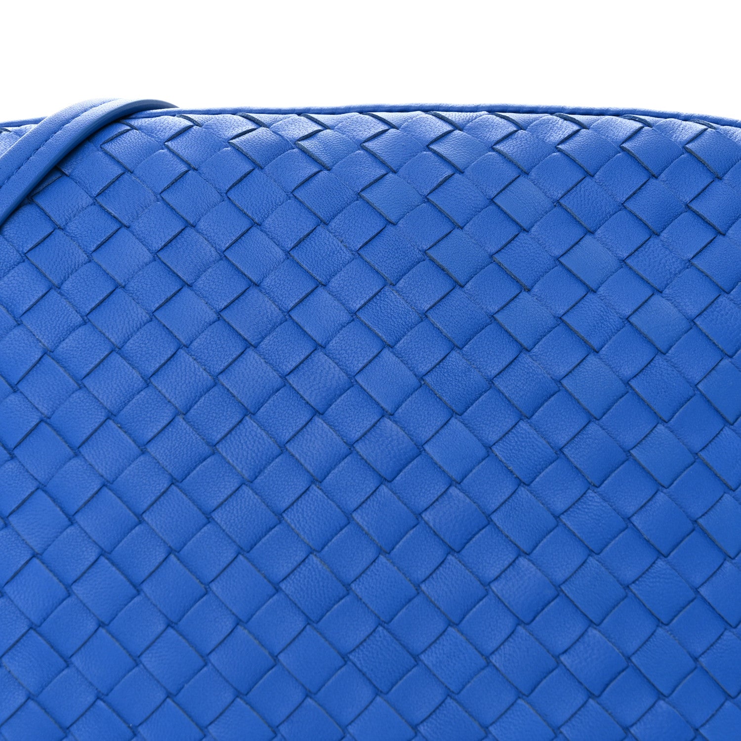 Bottega Veneta Nappa Intrecciato Nodini Crossbody Messenger Signal Blue 8 of 11