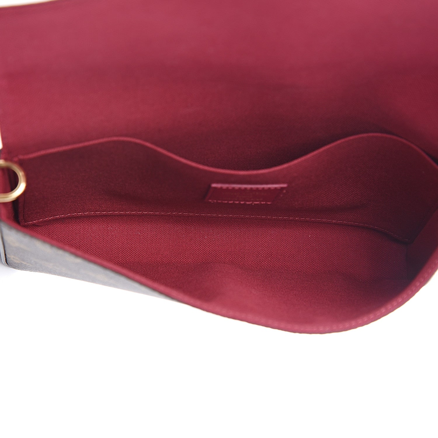 Louis Vuitton Monogram Pochette Felicie Chain Wallet Fuchsia 4 of 5