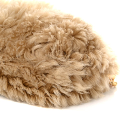 Bottega Veneta Shearling Lambskin The Pouch Chain Porridge 7 of 7
