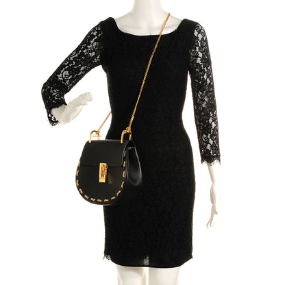 Chloe Calfskin Drew Chain Shoulder Bag Black 2 of 8