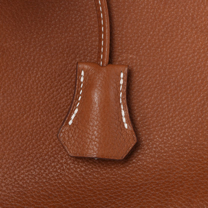 Hermes Natural Barenia Faubourg Birkin 35 Fauve 16 of 38