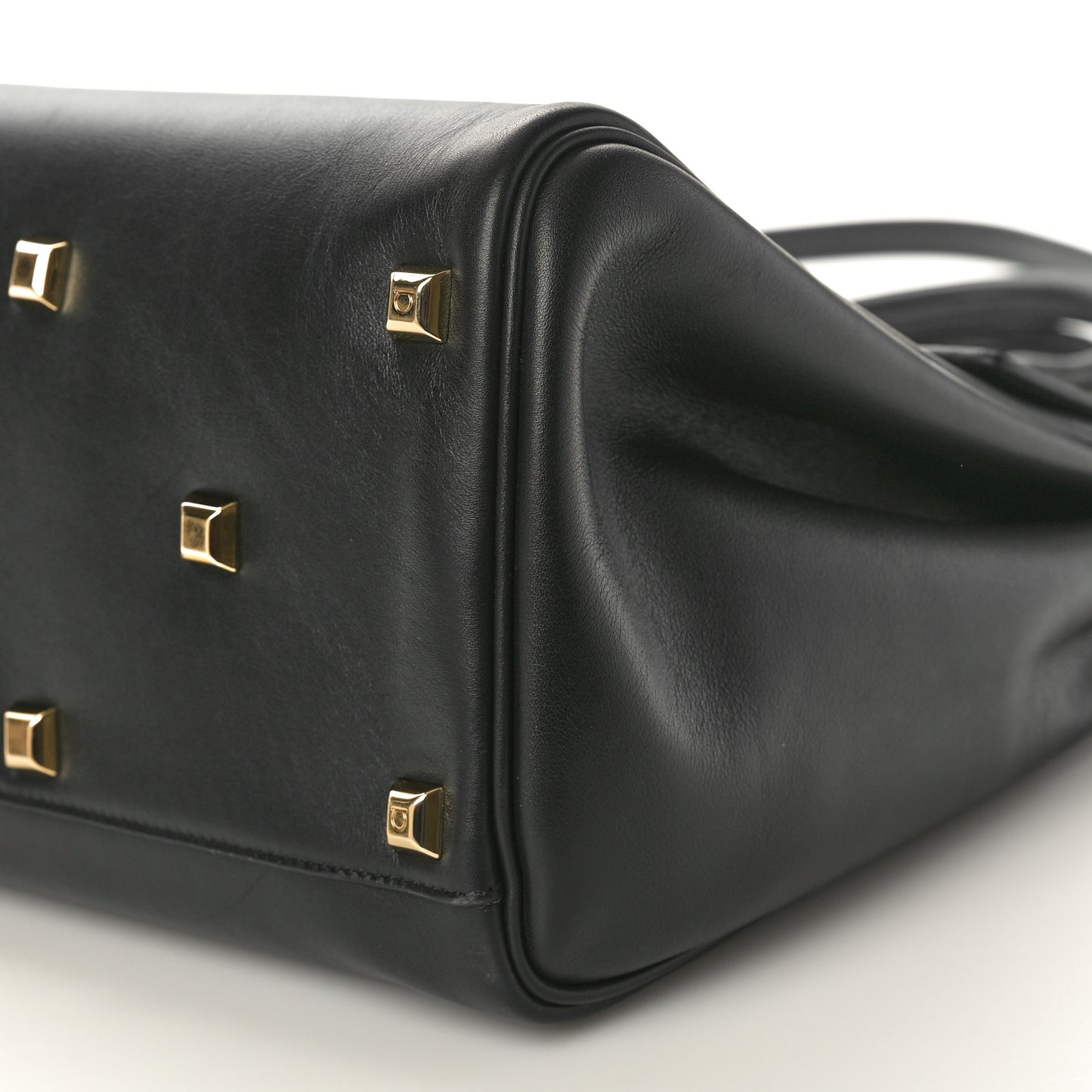 Calfskin Large Studio Bag Black