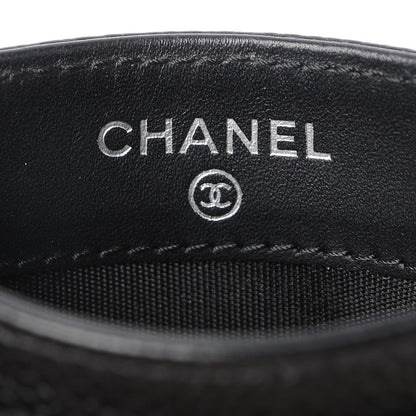 Chanel Caviar Timeless CC Card Holder Black 6 of 9