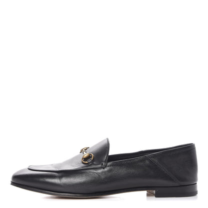 Gucci Lambskin Womens Brixton Horsebit Loafers 41 Black 1 of 8