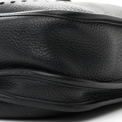 Hermes Taurillon Clemence Evelyne III PM Black 10 of 14