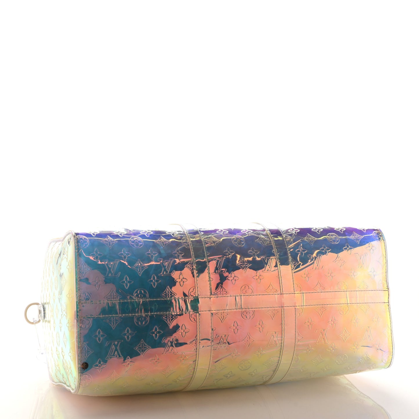 PVC Monogram Keepall Bandouliere 50 Iridescent Prism