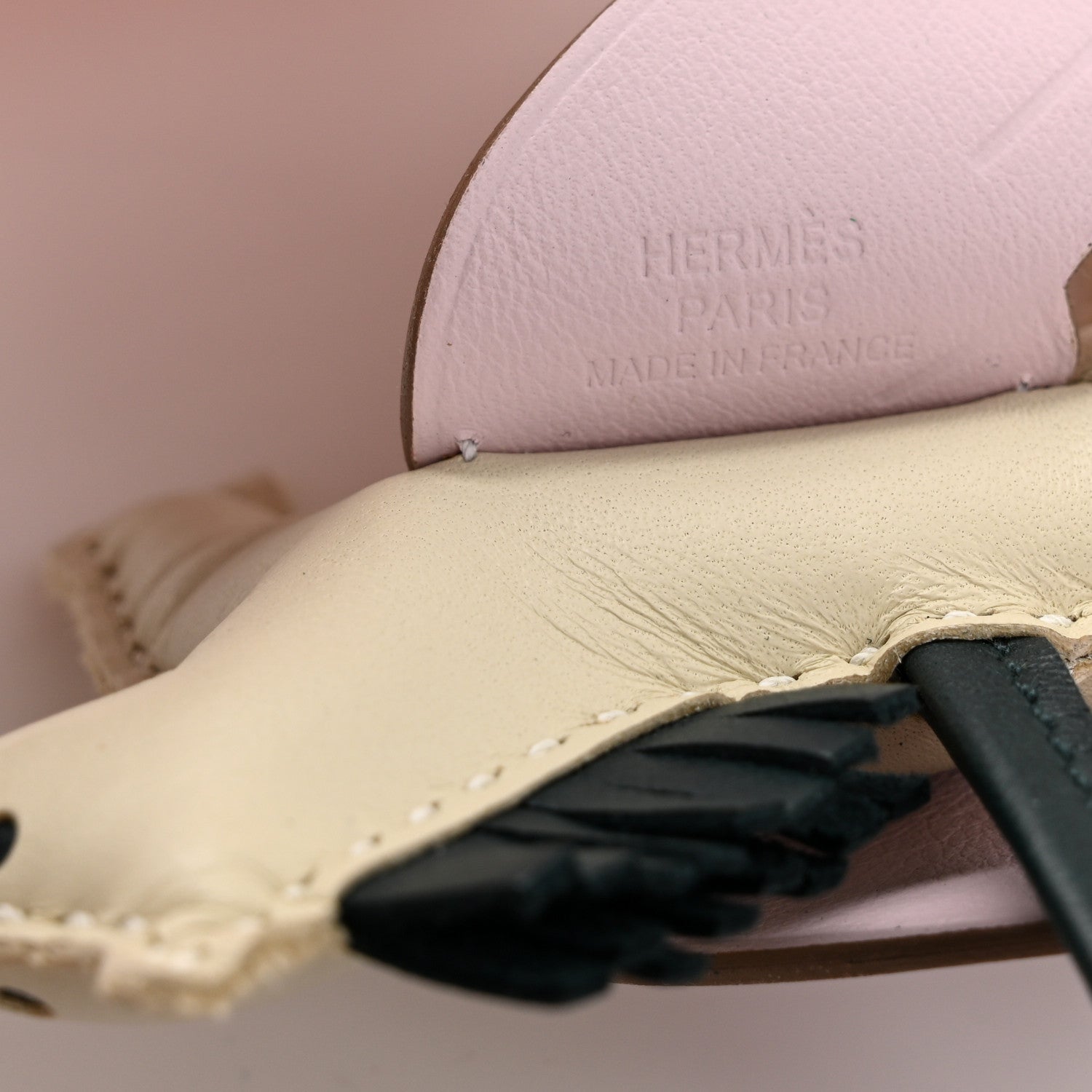 Hermes Milo Lambskin Grigri Rodeo Pegase Horse Bag Charm PM Nata Mauve Sylvestre Vert Cypress 3 of 5