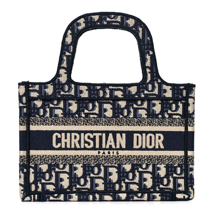 Christian Dior Oblique Mini Book Tote Blue Multicolor 1 of 13