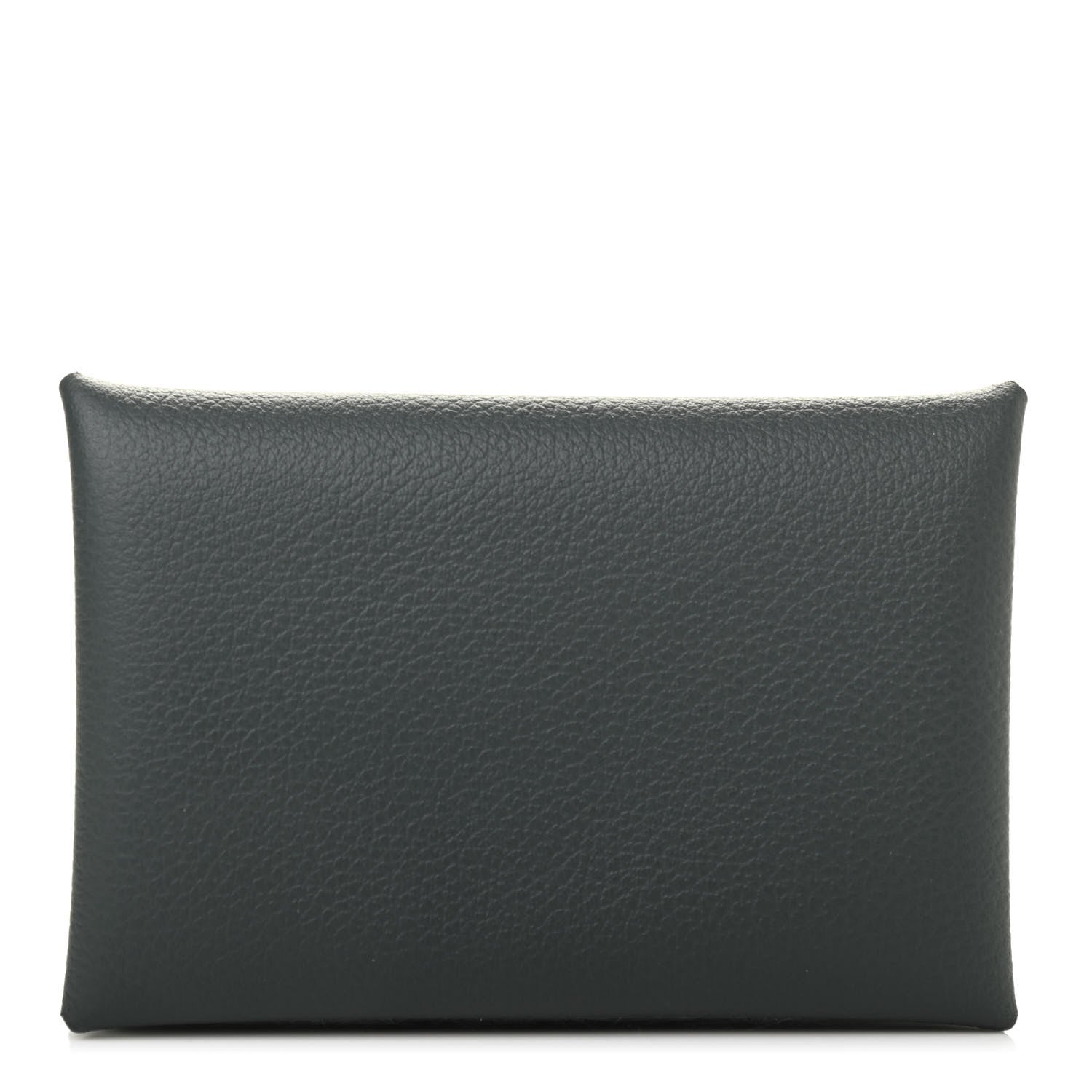 Hermes Evercolor Calvi Verso Card Case Bleu Orage Etain 1 of 7
