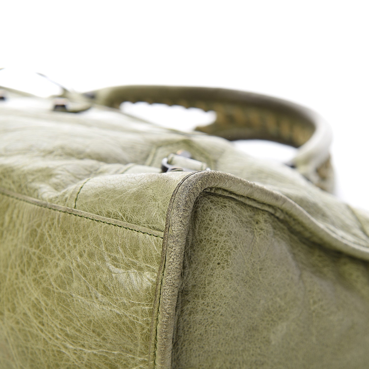 Balenciaga Agneau Classic Hardware Part Time Light Olive 13 of 18