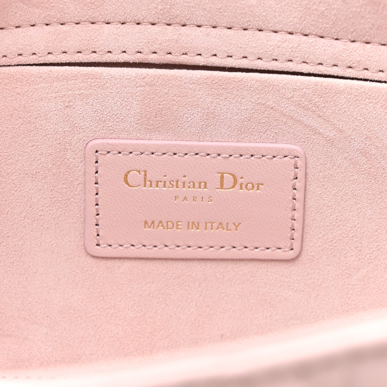 Christian Dior Lambskin Cannage Medium Lady D-Joy Light Pink 6 of 13
