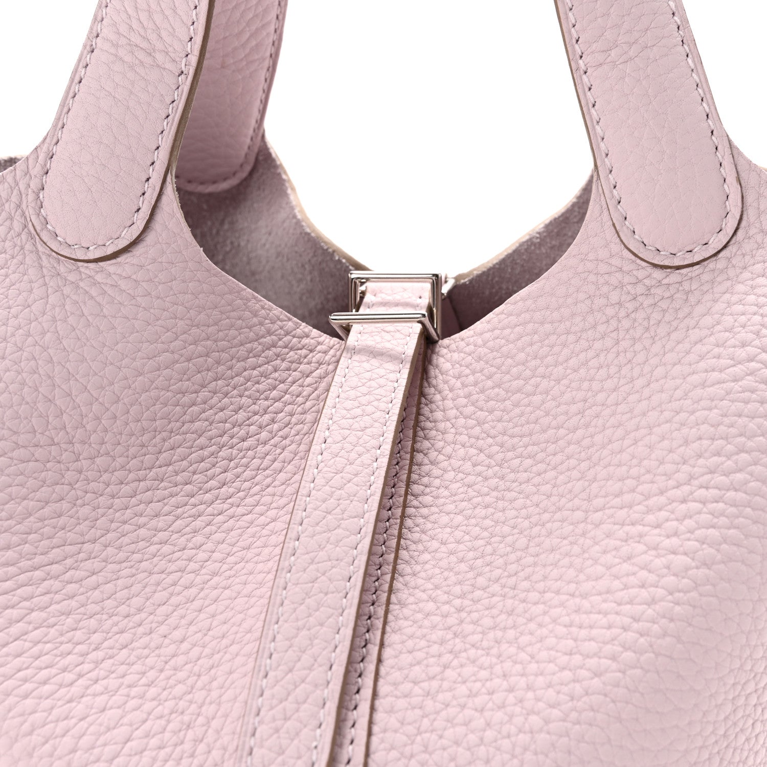 Hermes Taurillon Clemence Picotin Lock 18 PM Mauve Pale 7 of 10