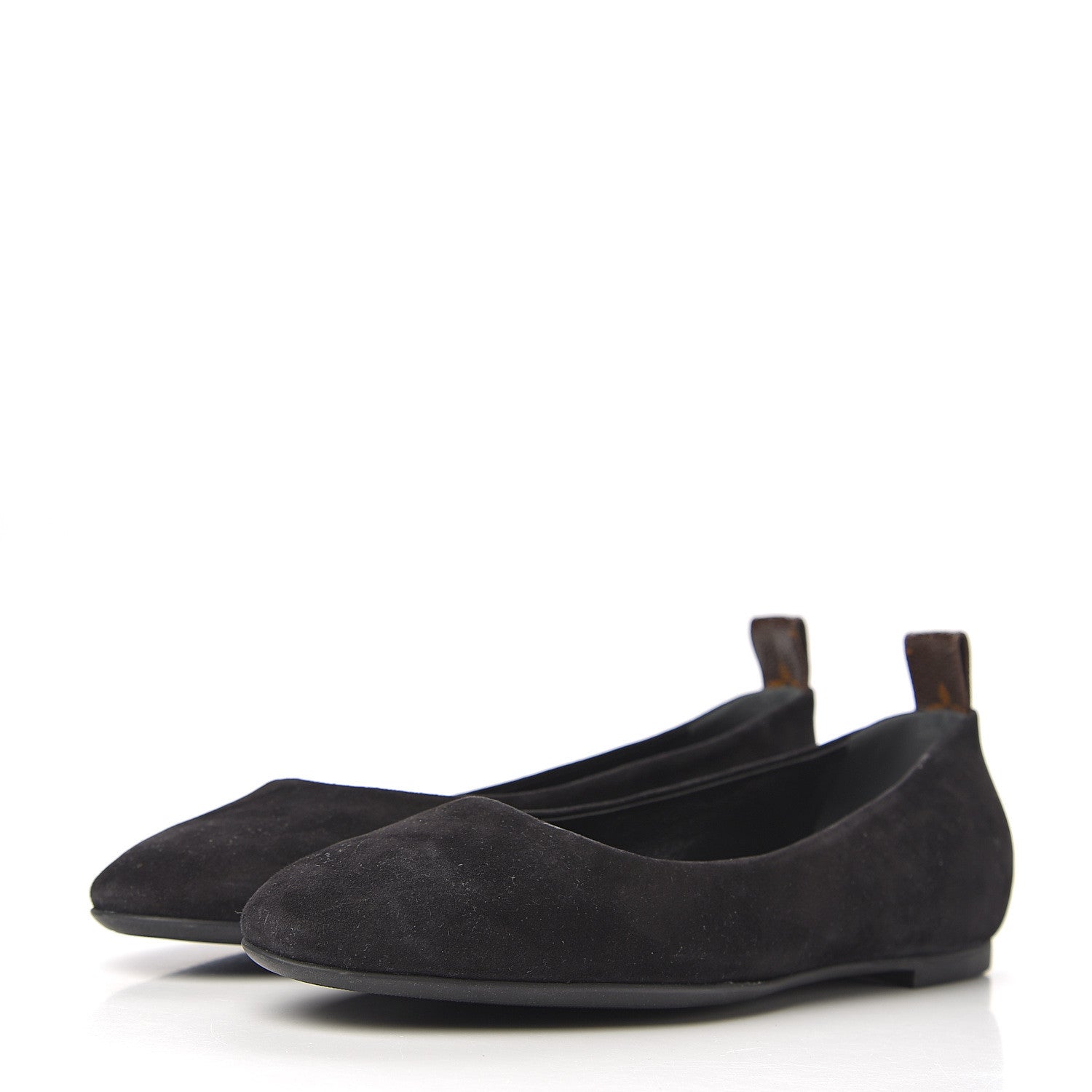 Louis Vuitton Suede Monogram Uniformes Ballet Flats 39.5 Black 3 of 9