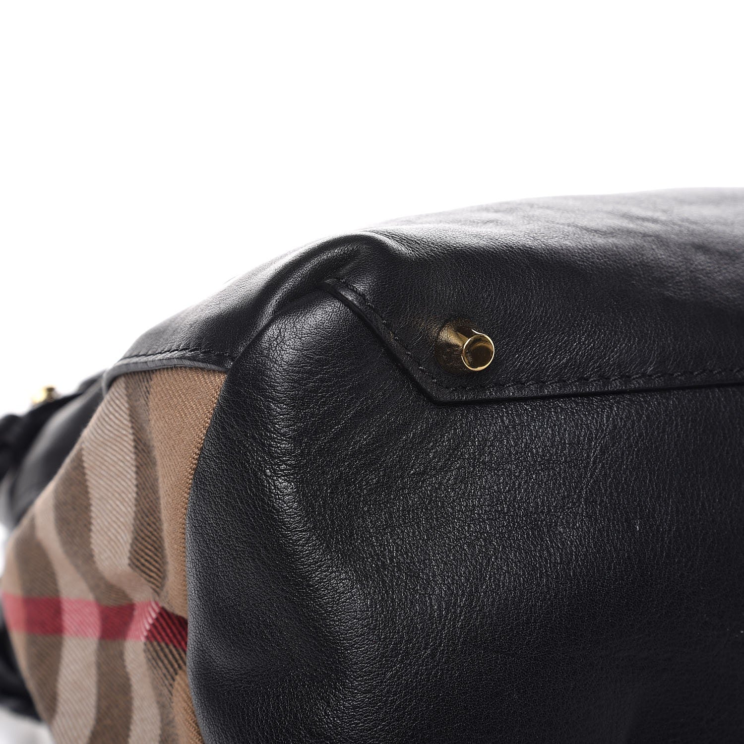 Burberry Smooth Calfskin Medium Banner Tote Black 11 of 13