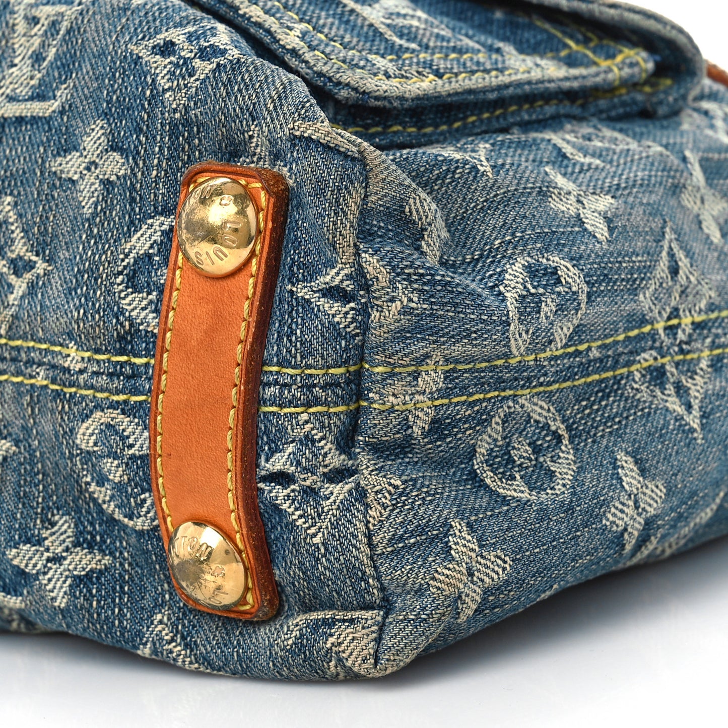 Monogram Denim Baggy PM Blue