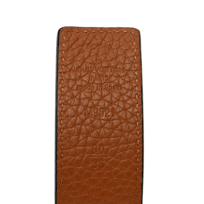 Louis Vuitton Taurillon Calfskin 30mm LV Initiales Reversible Belt 90 36 Black 3 of 6