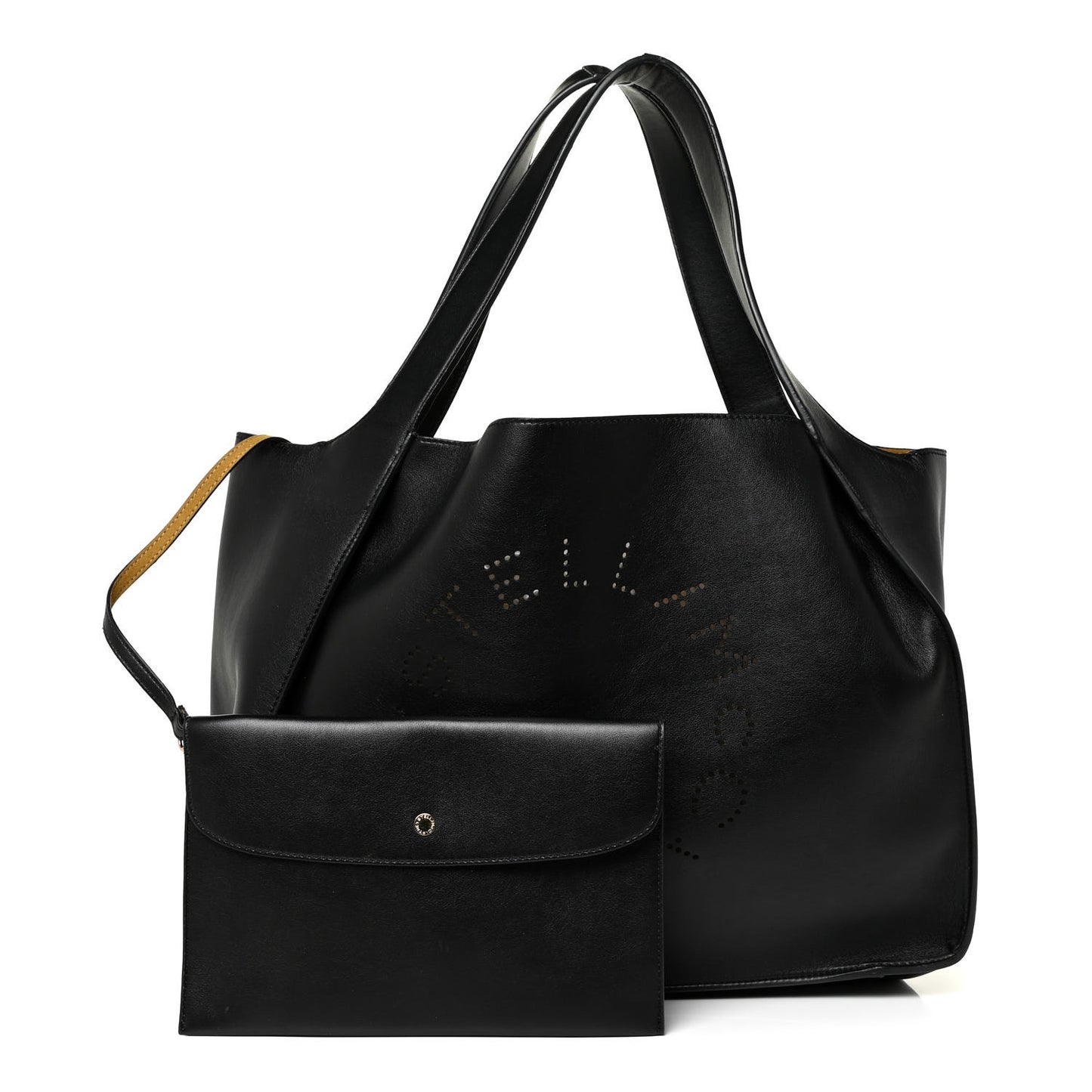 Eco Alter Nappa East West Perforated Tote Black