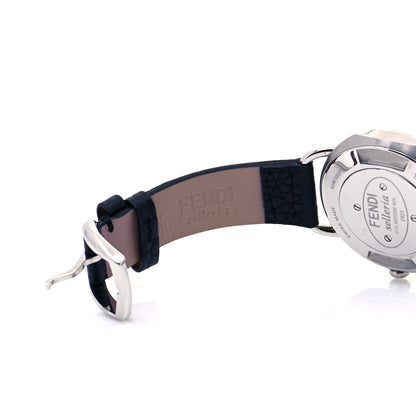 Fendi Stainless Steel Calfskin Mother of Pearl 37mm Selleria Quartz Watch 6 of 7