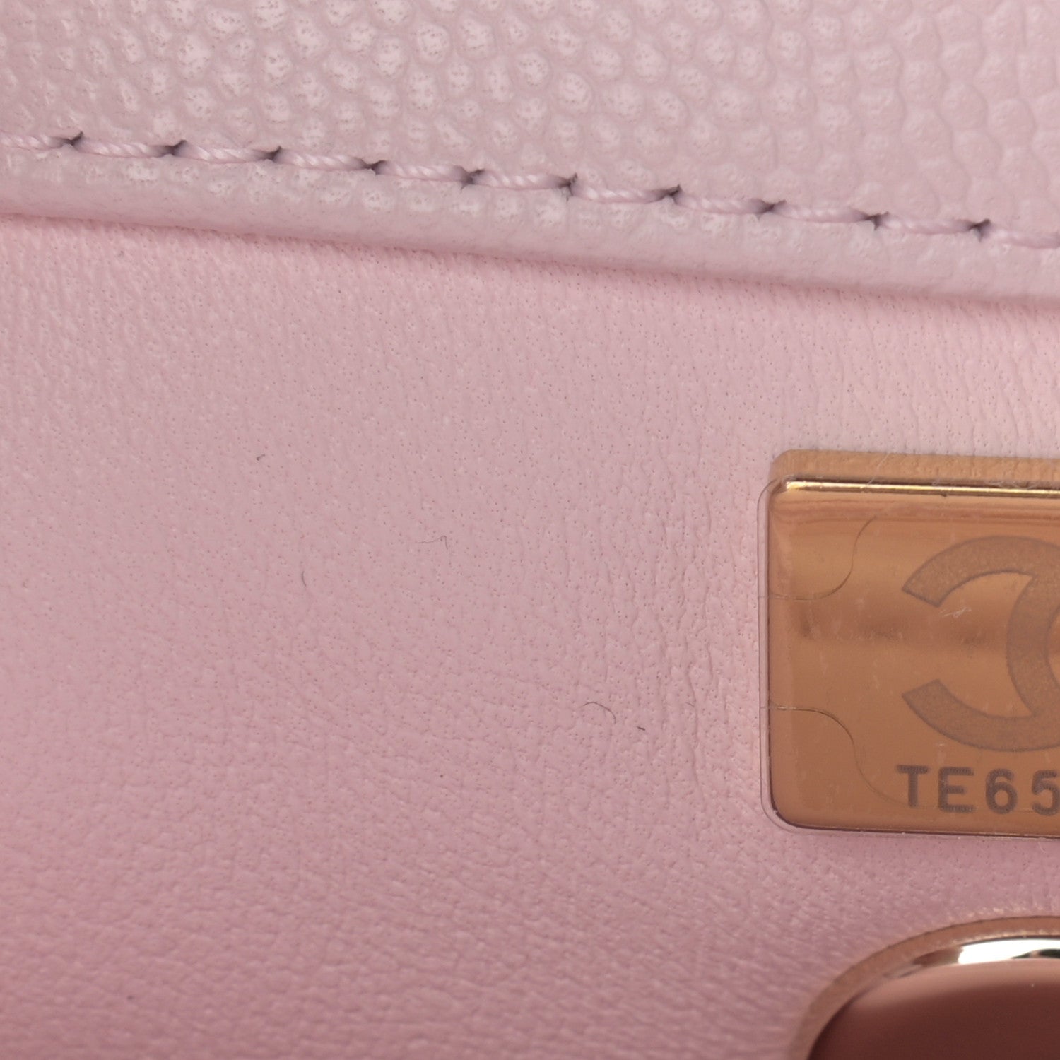 Chanel Caviar Quilted Mini Coco Handle Flap Light Pink 6 of 10