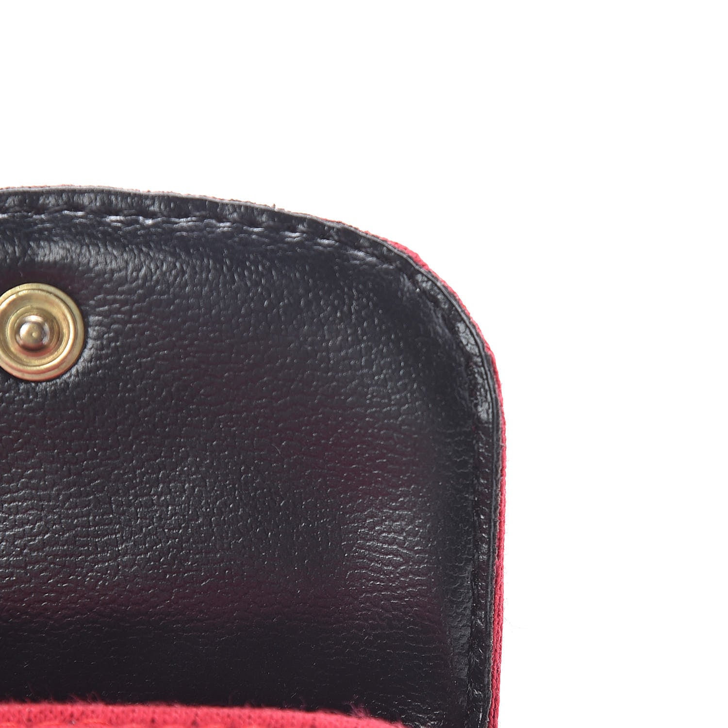 Chanel Knit Quilted Pouch Necklace Red 17 of 20