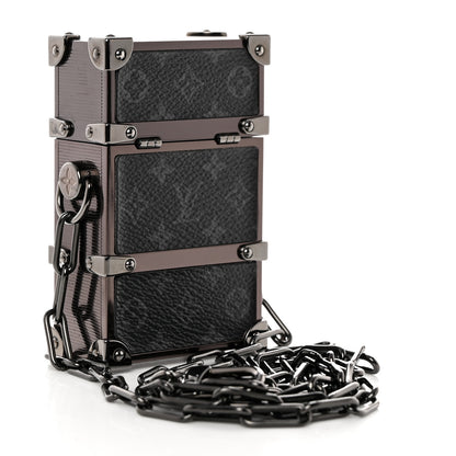 Louis Vuitton Monogram Eclipse Trunk Box Black 3 of 10
