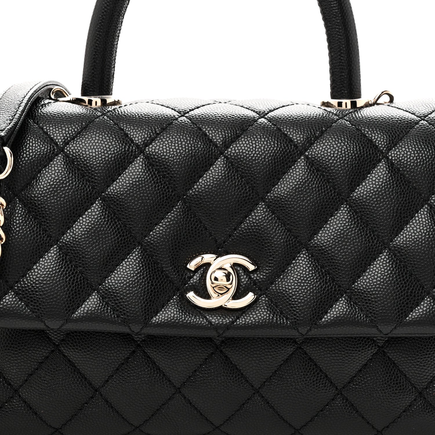 Chanel Caviar Quilted Mini Coco Handle Flap Black 8 of 11
