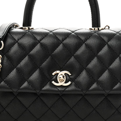 Chanel Caviar Quilted Mini Coco Handle Flap Black 8 of 11