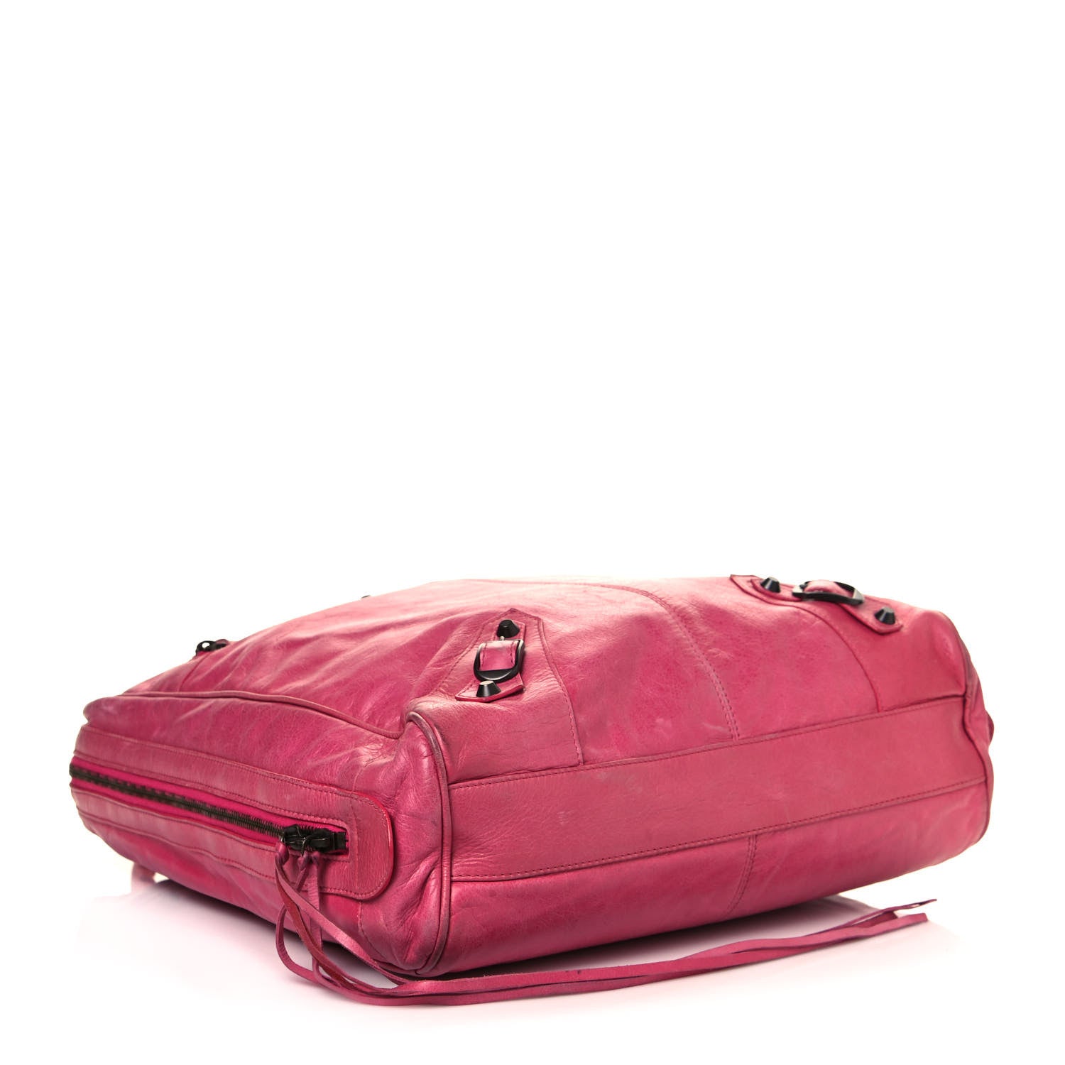 Balenciaga Agneau Classic Hardware Day Hobo Rose Hortensia 4 of 22