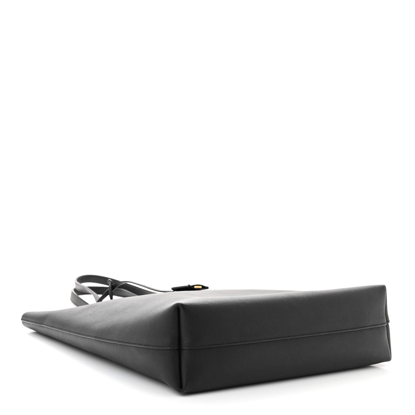 Calfskin Medium Shopping Tote Black