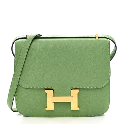 Hermes Epsom Constance 18 Vert Criquet 1 of 11