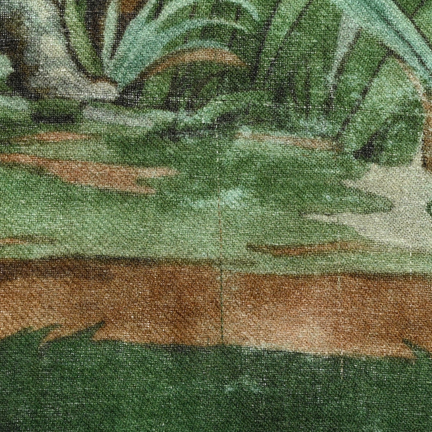 Modal Silk Monogram Tian Tree Of Life Print Shawl Green