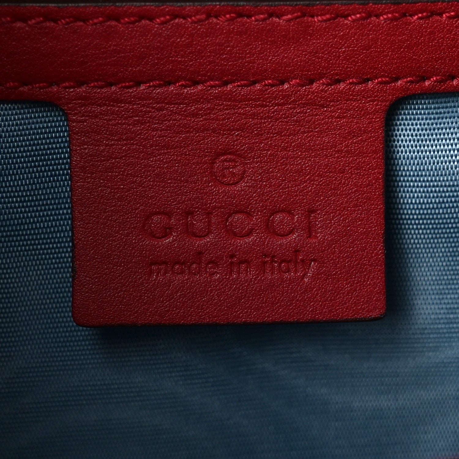 Gucci Snakeskin Small Torchon GG Ring Shoulder Bag Red 6 of 11