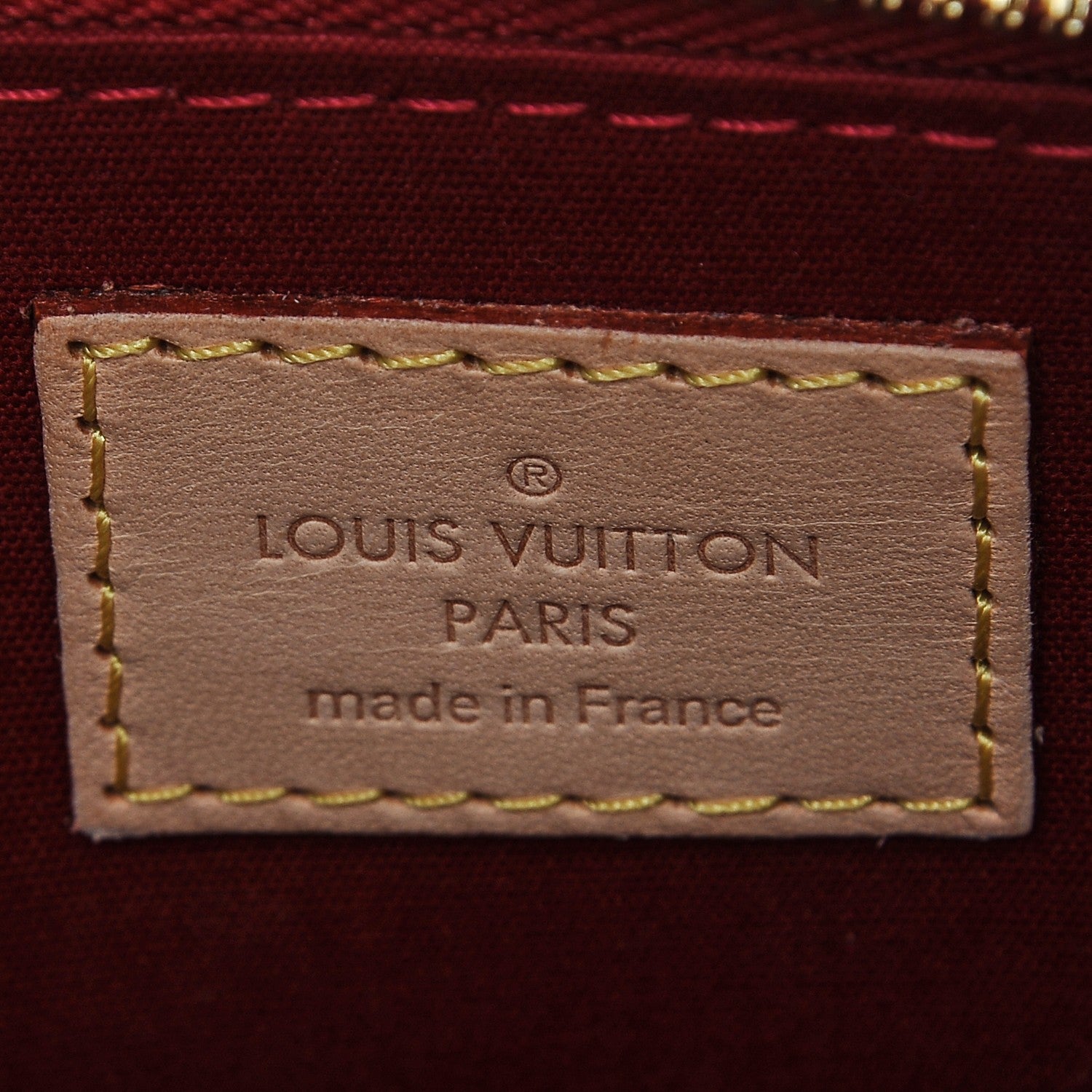 Louis Vuitton Vernis Alma BB Pomme D'Amour 6 of 6