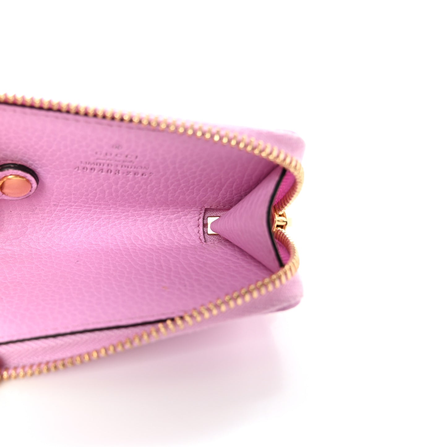 Dollar Calfskin Bosco Zip Around Key Case Malva