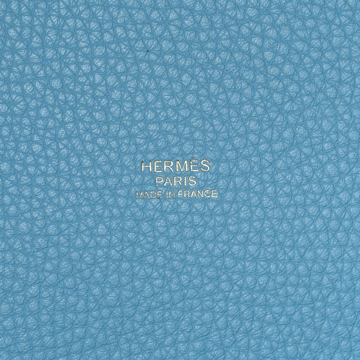 Taurillon Clemence Picotin Lock 22 MM Bleu Du Nord