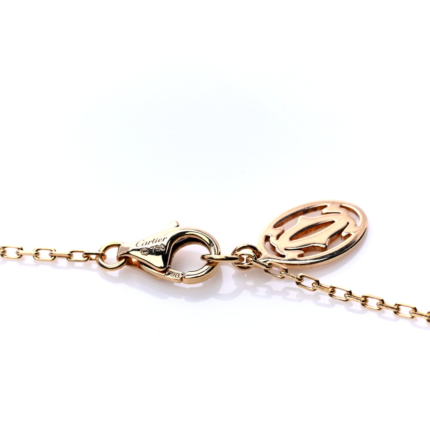 18K Yellow Gold Diamond SM D'Amour Pendant Necklace