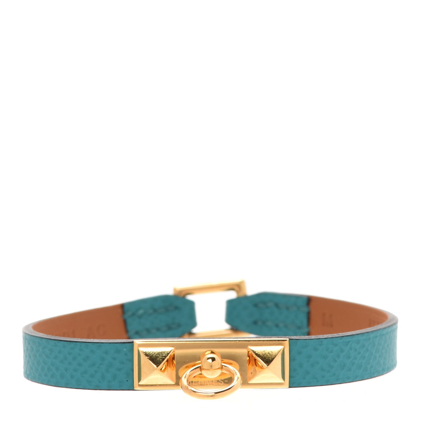 Epsom Micro Rivale Bracelet M Bleu Paon