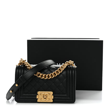 Chanel Caviar Quilted Small Boy Flap Black 13 of 13