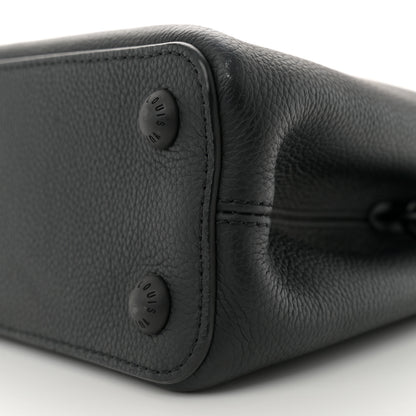 Louis Vuitton Taurillon Capucines BB Matte Black 9 of 11