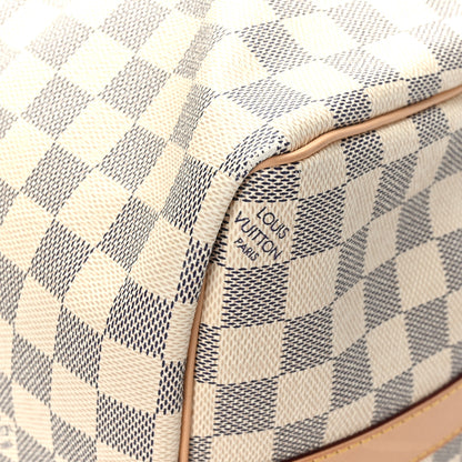 Louis Vuitton Damier Azur Keepall Bandouliere 45 10 of 13