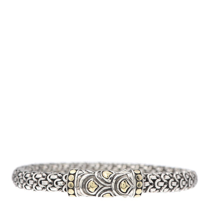 John Hardy Sterling Silver 18K Yellow Gold 6.5mm Legends Naga Station Bracelet 1 of 5