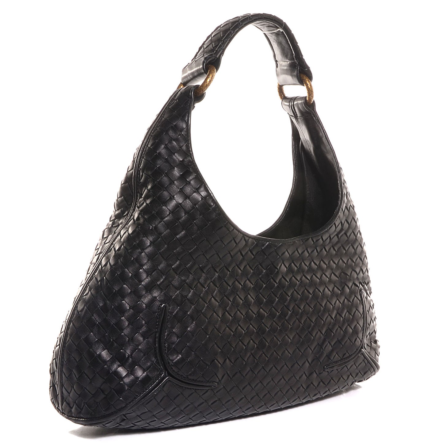 Nappa Intrecciato New Ball Hobo Nero Black