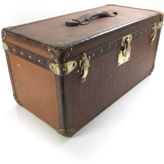 Antique Shoe Trunk - Canvas Cover