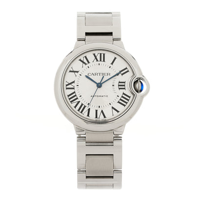 Cartier Stainless Steel 36mm Ballon Bleu De Cartier Automatic Watch 1 of 5