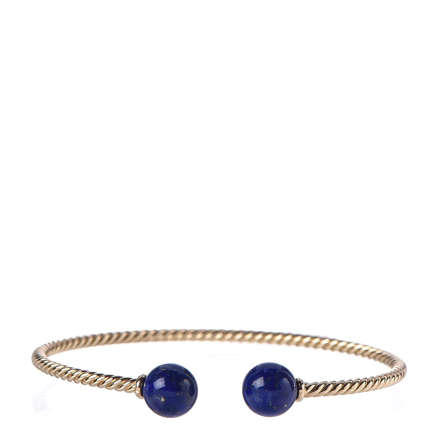 18K Yellow Gold Lapis Lazuli 8.5mm Solari Bracelet
