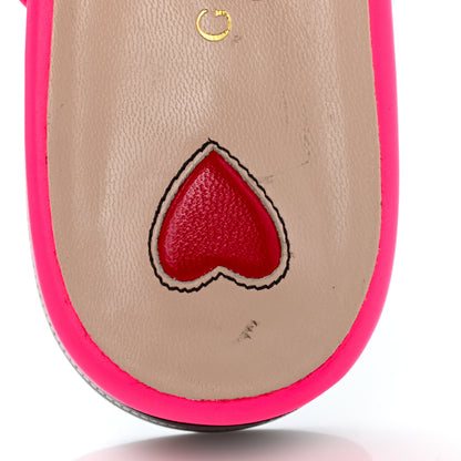Gucci Calfskin Womens Princetown Slippers 35.5 Fuxia Fluo 8 of 15