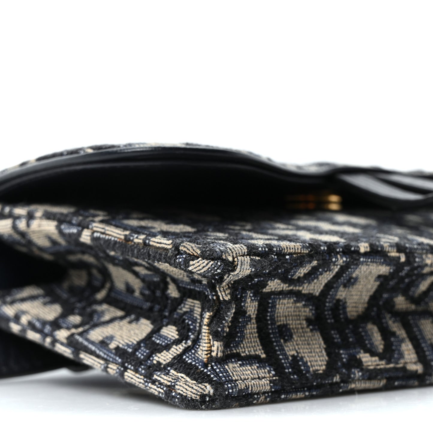 Oblique Saddle Belt Bag Blue